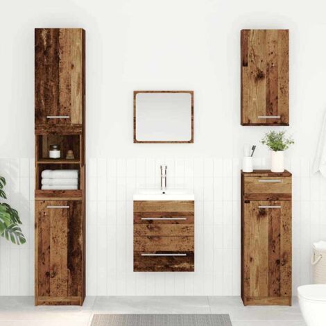 Mueble de lavabo con cajón Madera Vieja 38,5 x 41 x 48 cm