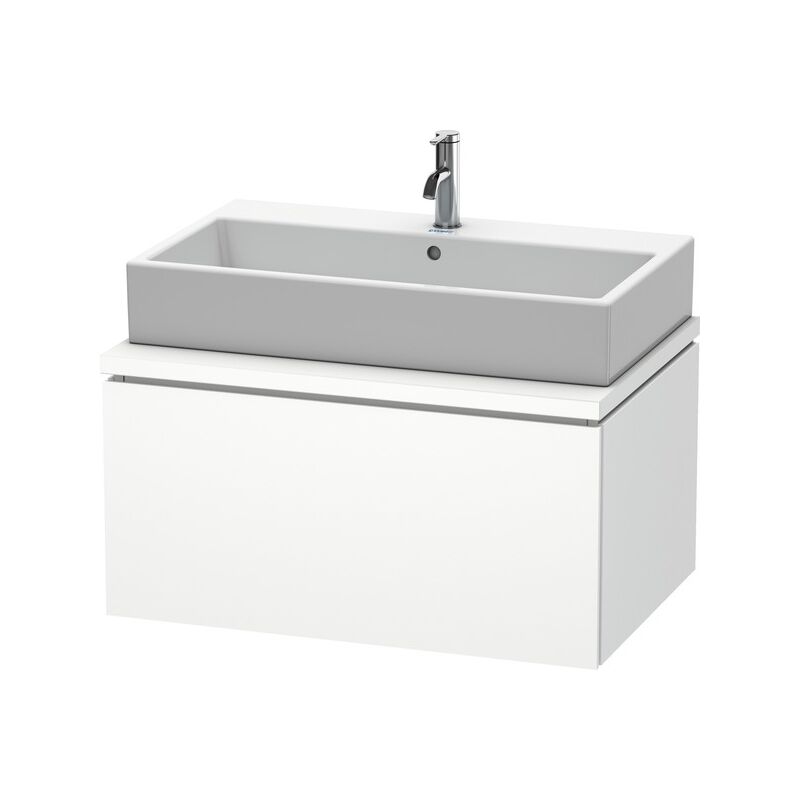 

Duravit Ag - Mueble de lavabo Duravit L-Cube para consola ancho 720mm, profundidad 547mm, 1 cajón, color: Laca de alto brillo Stone Blue - LC581104747