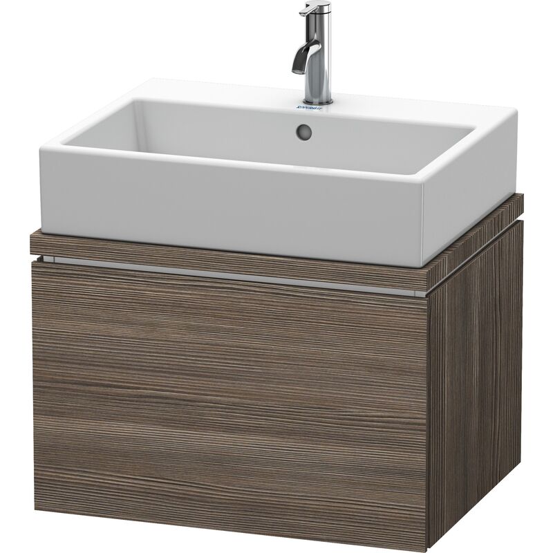 

Mueble de lavabo Duravit L-Cube para consola Compact, ancho 620mm, profundidad 477mm, 1 cajón, color: Pino Terra Decor - LC58005151