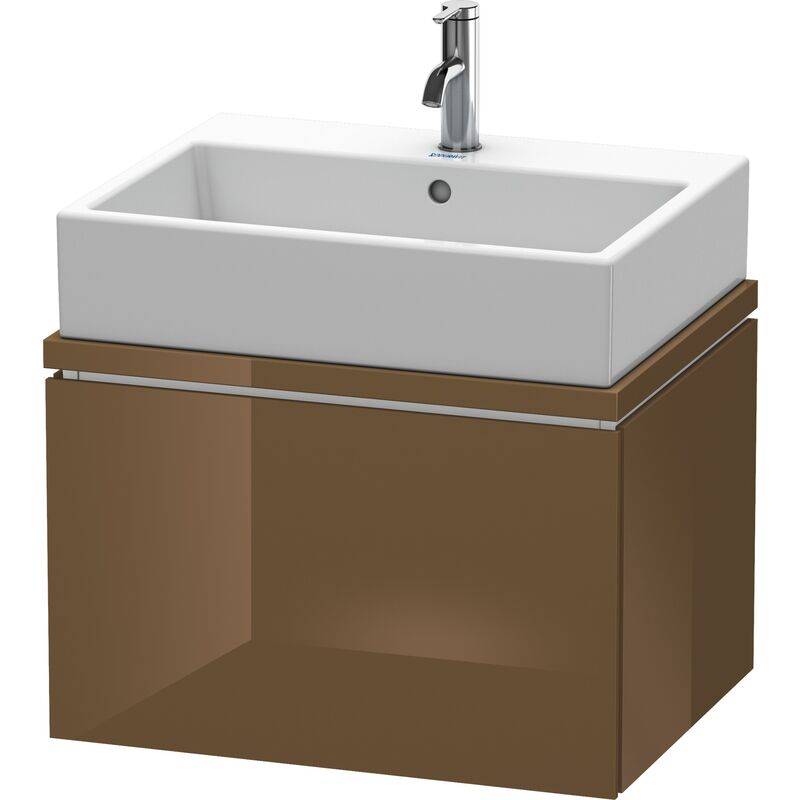 

Mueble de lavabo Duravit L-Cube para consola Compact, ancho 620mm, profundidad 477mm, 1 cajón, color: Marrón Oliva Laca Alto Brillo - LC58006161