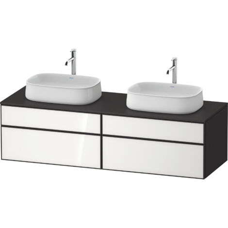Mueble de lavabo Duravit Zencha, 1600x550mm, 2 extensiones, 2