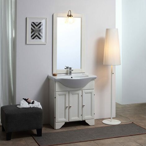 MUEBLE DE LAVABO LAVANDA 75 CM DECAPADO