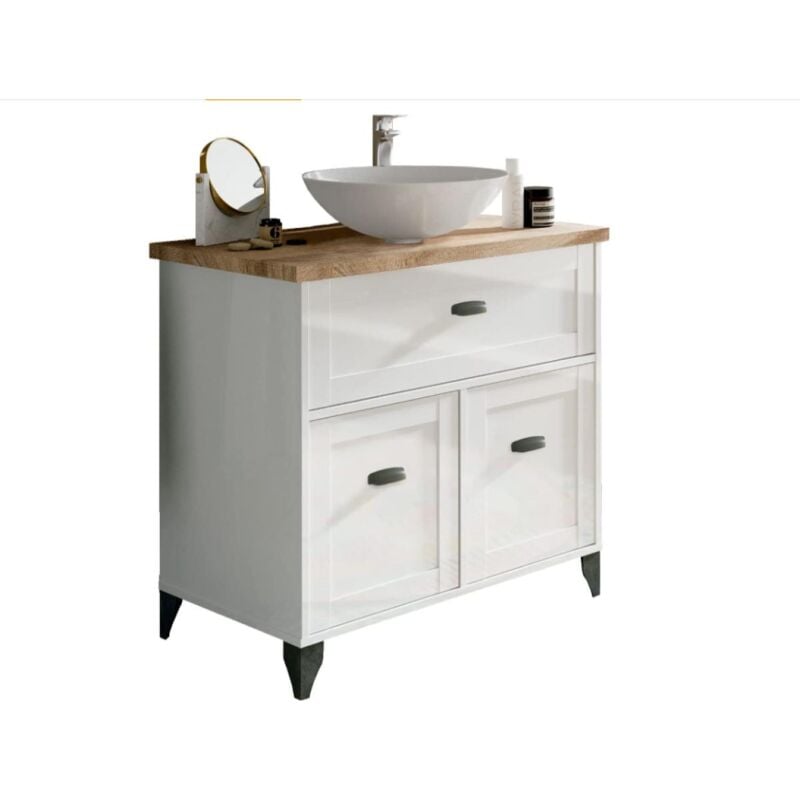 

Mueble de lavabo Toscana en acabado color blanco 95 cm(alto)85 cm(ancho)47 cm(largo) Color BLANCO-CAMBRIAN