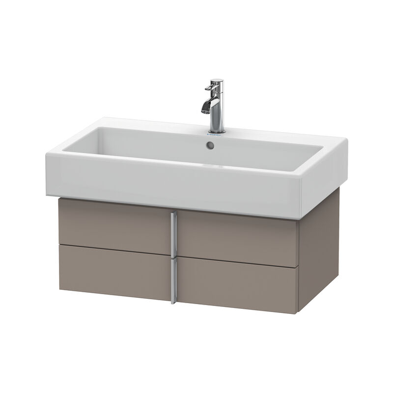 

Mueble de pared 6206 Duravit Vero, con 2 cajones, 750mm, Color (frente/cuerpo): Decoración Basalto Mate - VE620604343