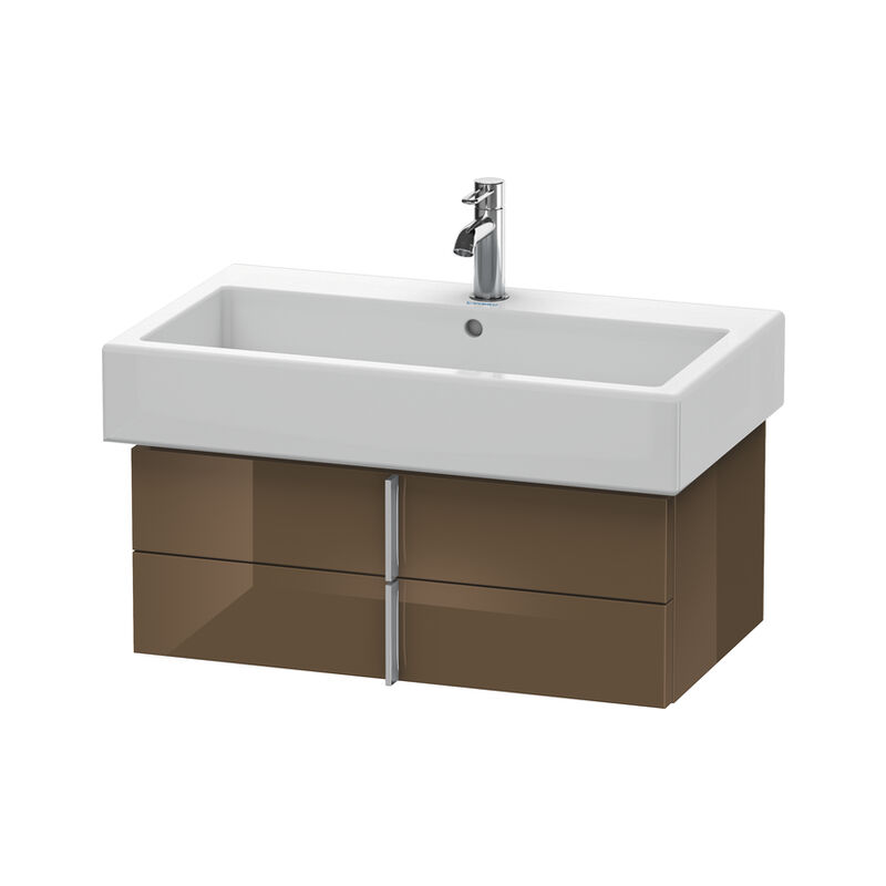 

Mueble de pared 6206 Duravit Vero, con 2 cajones, 750mm, Color (frente/cuerpo): Marrón Oliva Laca Alto Brillo - VE620606161