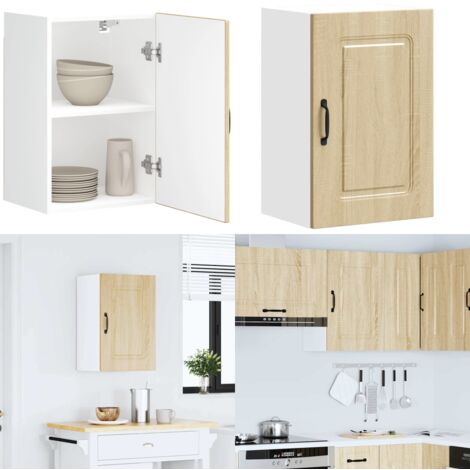 Mueble de pared cocina Kalmar madera contrachapada roble sonoma - Almacenamiento cocina - Gabinete cocina
