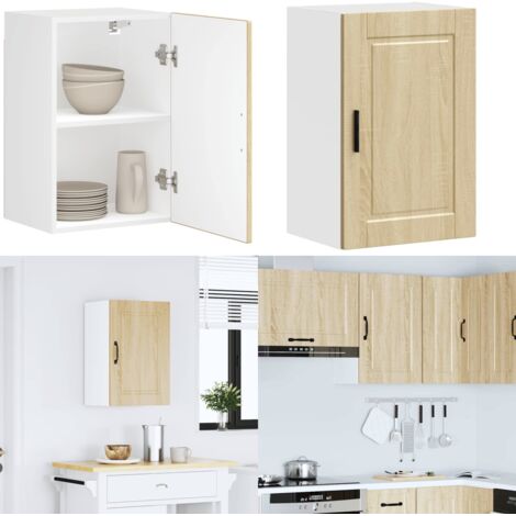 Mueble de pared cocina madera contrachapada Porto roble sonoma - Muebles de cocina - Almacenamiento cocina