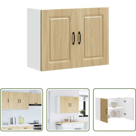 Mueble de pared cocina -  Mueble de pared cocina Kalmar madera contrachapada roble sonoma