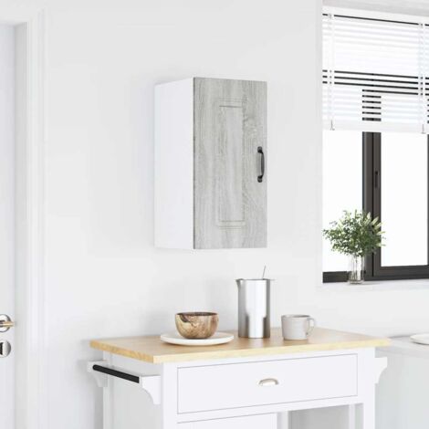Mueble de pared de cocina Kalmar madera ingeniería gris