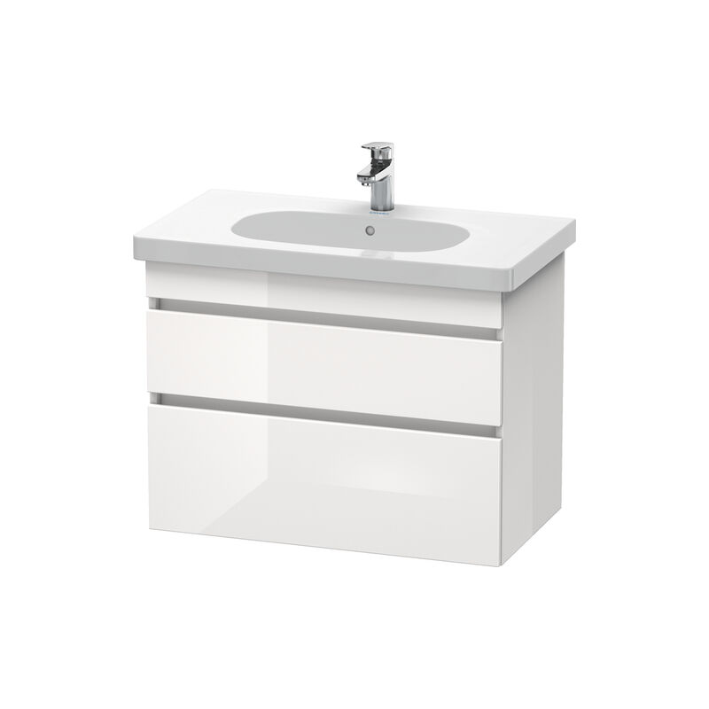 

Mueble de pared Duravit DuraStyle 6484, 2 cajones, 800mm, para el código D., Color (frente/cuerpo): Decoración blanca de alto brillo - DS648402222