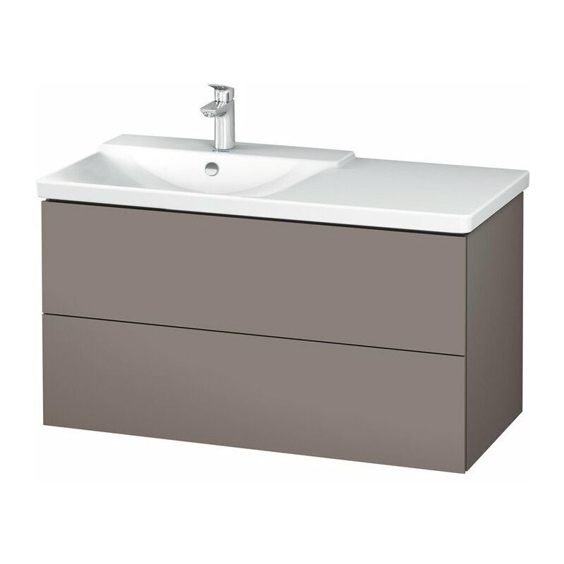 

Duravit - Mueble bajo lavabo L-CUBE 1020x481x555mm basalto mate