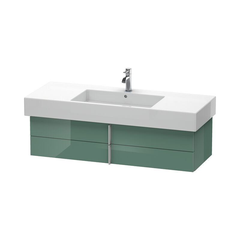 

Mueble de pared Duravit Vero 6215, con 2 cajones, 1200mm, Color (frente/cuerpo): Jade laca alto brillo - VE621500303