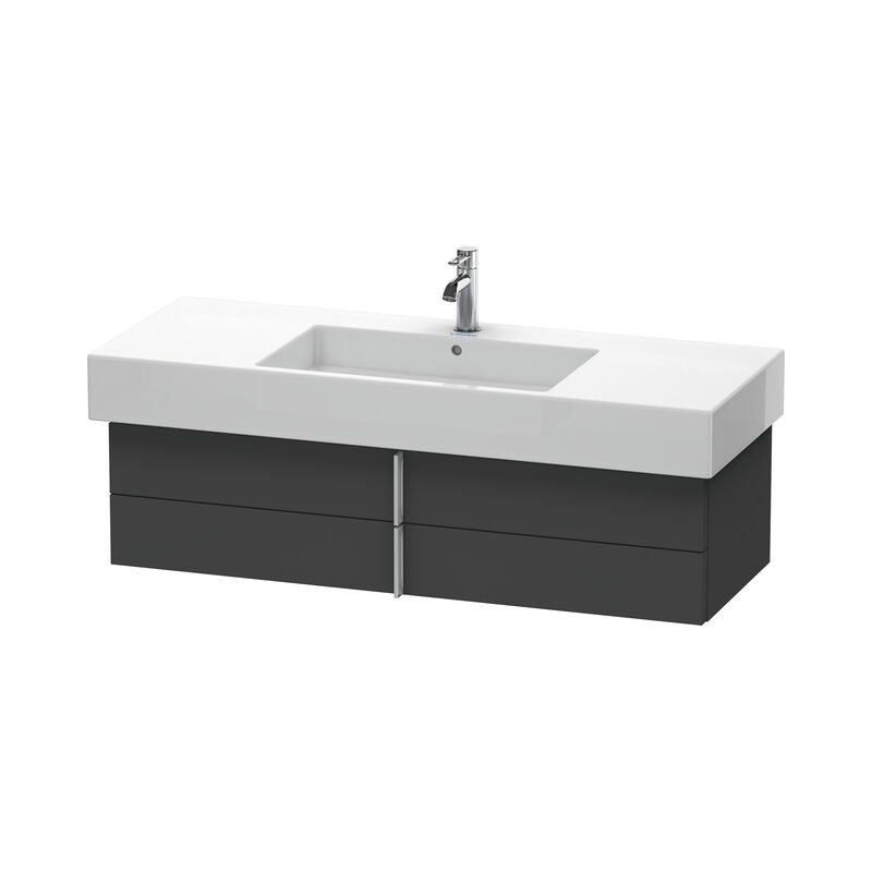 

Mueble de pared Duravit Vero 6215, con 2 cajones, 1200mm, Color (frente/cuerpo): Grafito Mate Decoración - VE621504949