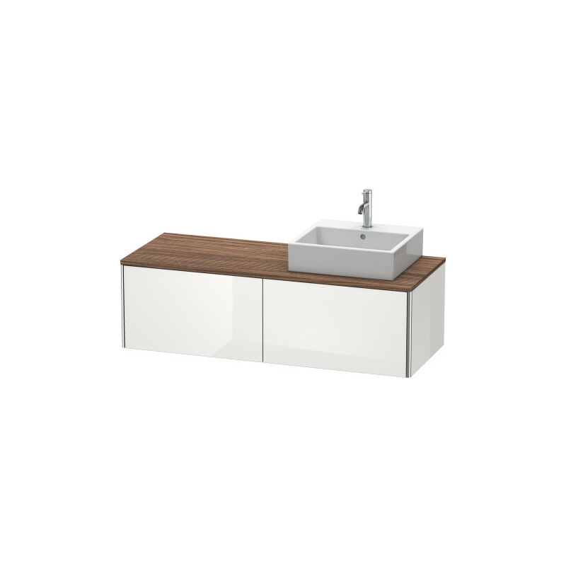 

Mueble de pared Duravit XSquare 140.0 x 54.8 cm, 2 cajones, Color (frente/cuerpo): Albaricoque Perla seda laca mate - XS4903R2020