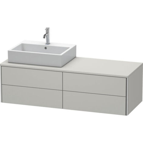 Mueble de pared Duravit XSquare 140.0 x 54.8 cm, 4 cajones,