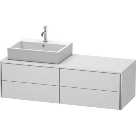 Mueble de pared Duravit XSquare 140.0 x 54.8 cm, 4 cajones,