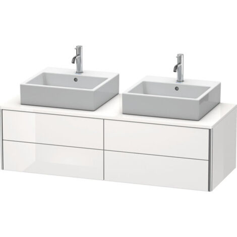 Mueble de pared Duravit XSquare 140.0 x 54.8 cm, 4 cajones,