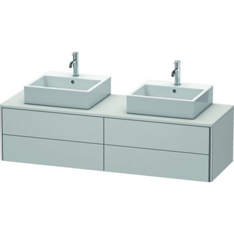 Mueble de pared Duravit XSquare 160,0 x 54,8 cm, 4 cajones, cajón