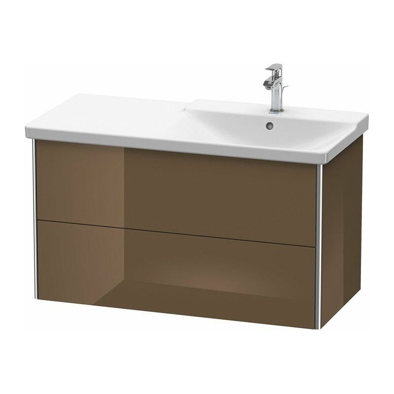 

Duravit - Mueble bajo lavabo XSQUARE lavabo recto 565x1010x473mm marrón oliva brillo intenso