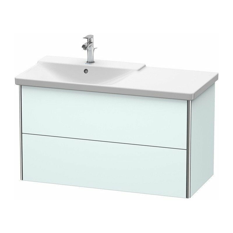 

Duravit - Mueble bajo lavabo XSQUARE lavabo izquierdo 565x1010x473mm Azul celeste mate