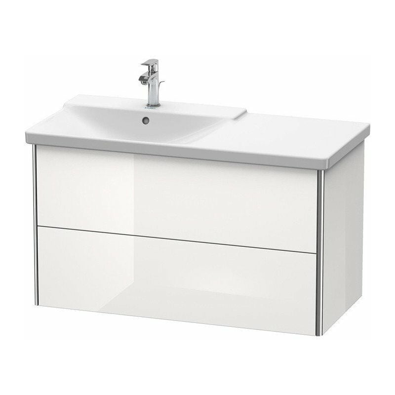 

Mueble bajo lavabo XSQUARE lavabo izquierdo 565x1010x473mm blanco lila brillo