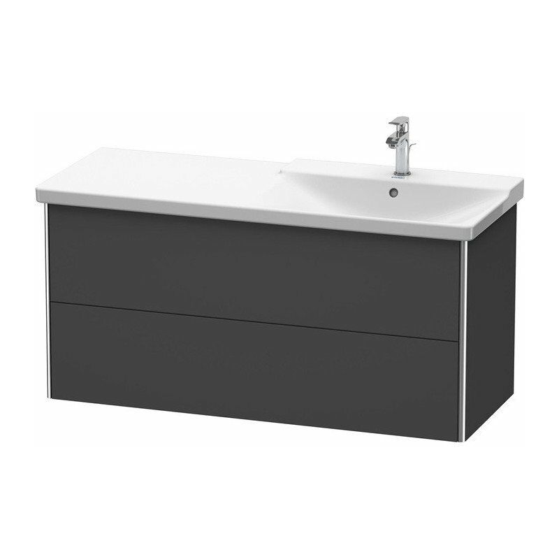 

Duravit - Mueble bajo lavabo XSQUARE lavabo recto 565x1210x473mm grafito mate