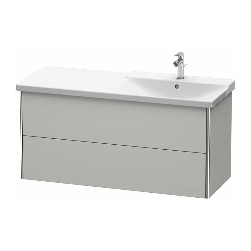 

Duravit - Mueble bajo lavabo XSQUARE lavabo recto 565x1210x473mm hormigón