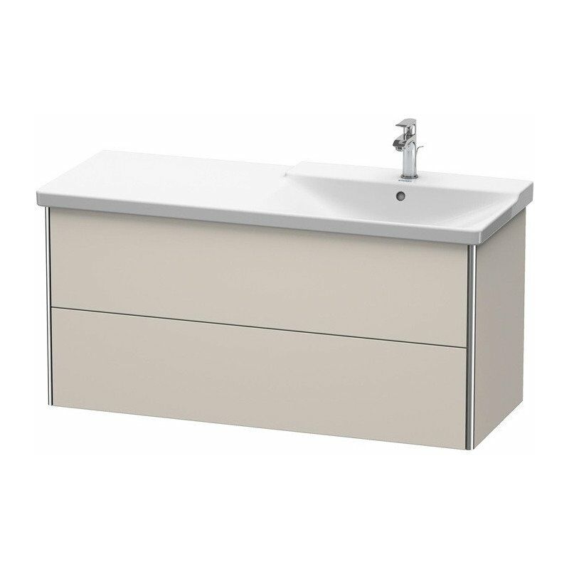 

Duravit - Mueble bajo lavabo XSQUARE lavabo recto 565x1210x473mm taupe