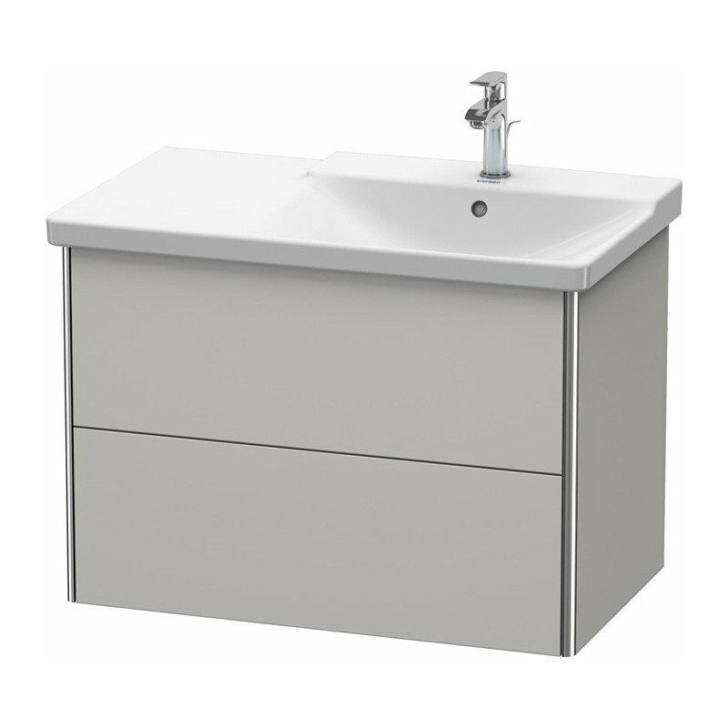 

Duravit - Mueble bajo lavabo XSQUARE lavabo recto 565x810x473mm Berenjena satinada