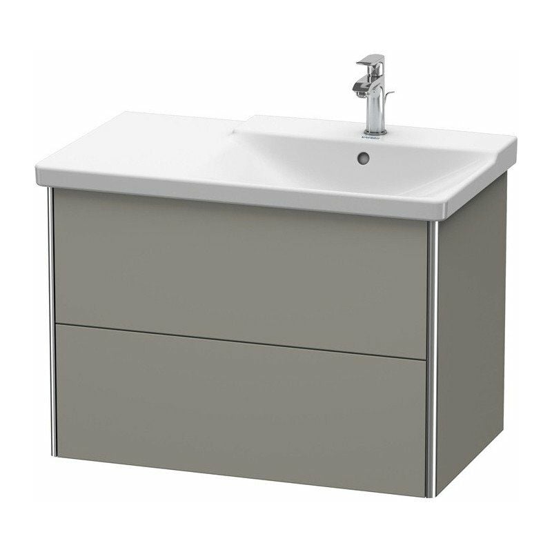 

Duravit - Mueble bajo lavabo XSQUARE lavabo recto 565x810x473mm marrón oliva brillo intenso