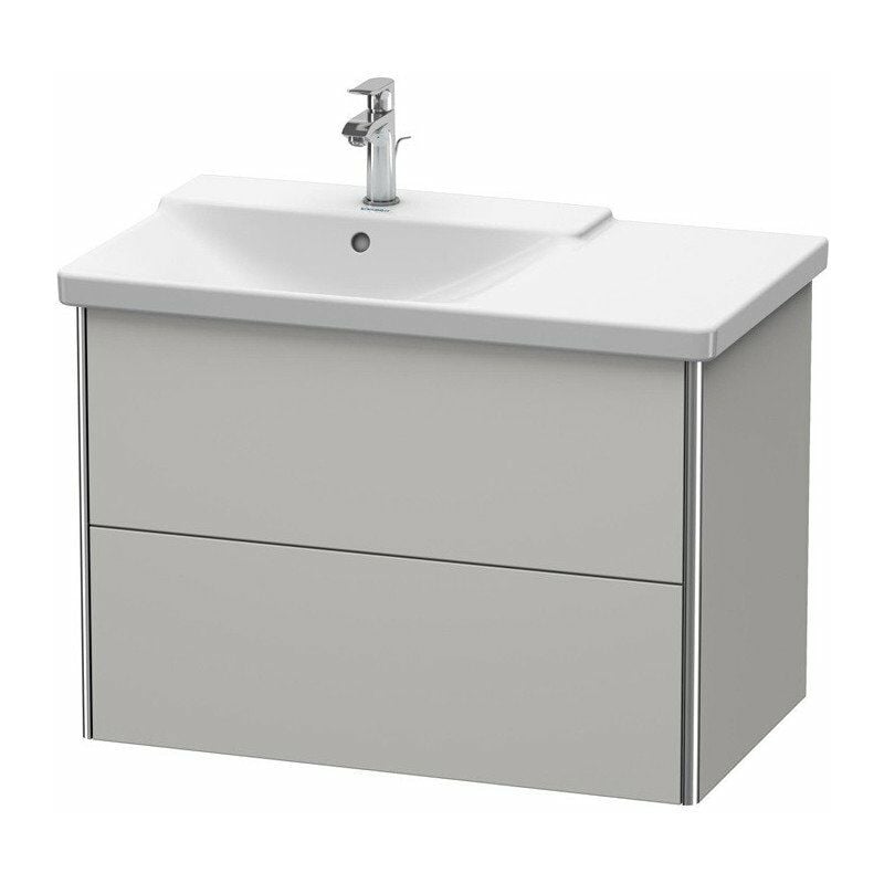 

Duravit - Mueble bajo lavabo XSQUARE lavabo izquierdo 565x810x473mm hormigón