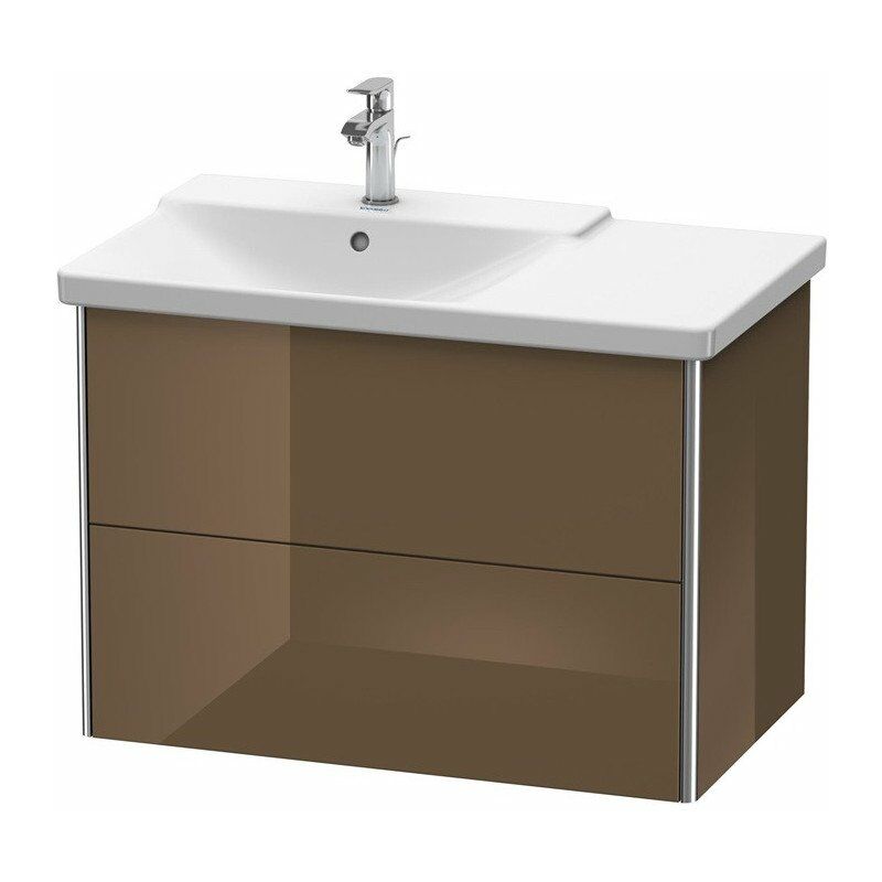 

Duravit - Mueble bajo lavabo XSQUARE 565x810x473mm marrón oliva brillo intenso