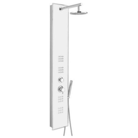 Mueble de pared multifuncional para hidroterapia mod. Blanco cristal