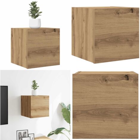 Mueble de pared para TV roble artisan 30,5x30x30 cm - Mueble de TV - Mueble de madera