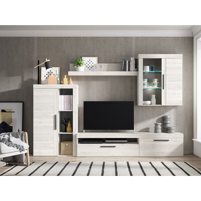 

Umadecoracion - Mueble de salón Deimos Blanco Nordic / Pizarra