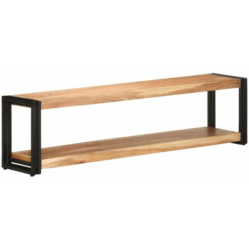 

Mueble de TV 150x30x40 cm madera maciza de acacia