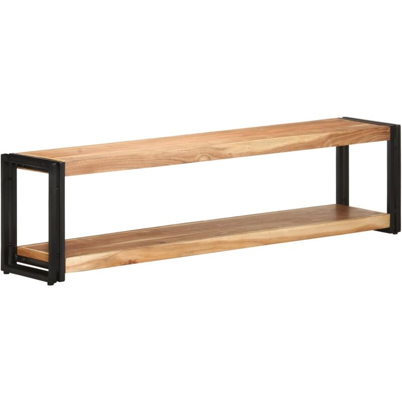 

Mueble de TV 150x30x40 cm madera maciza de acacia