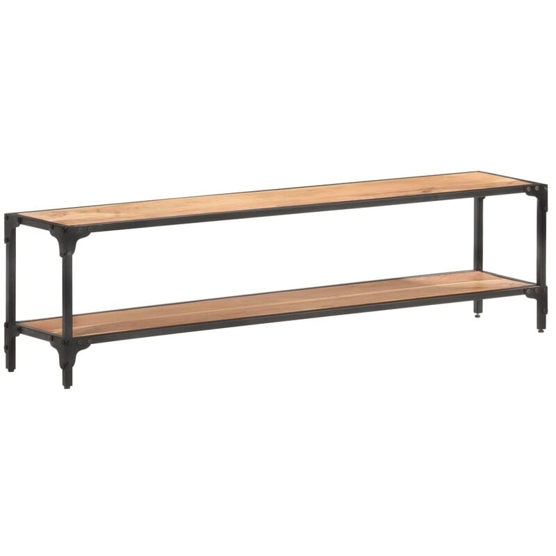 

Mueble de TV 150x30x40 cm madera maciza de acacia - Marrón