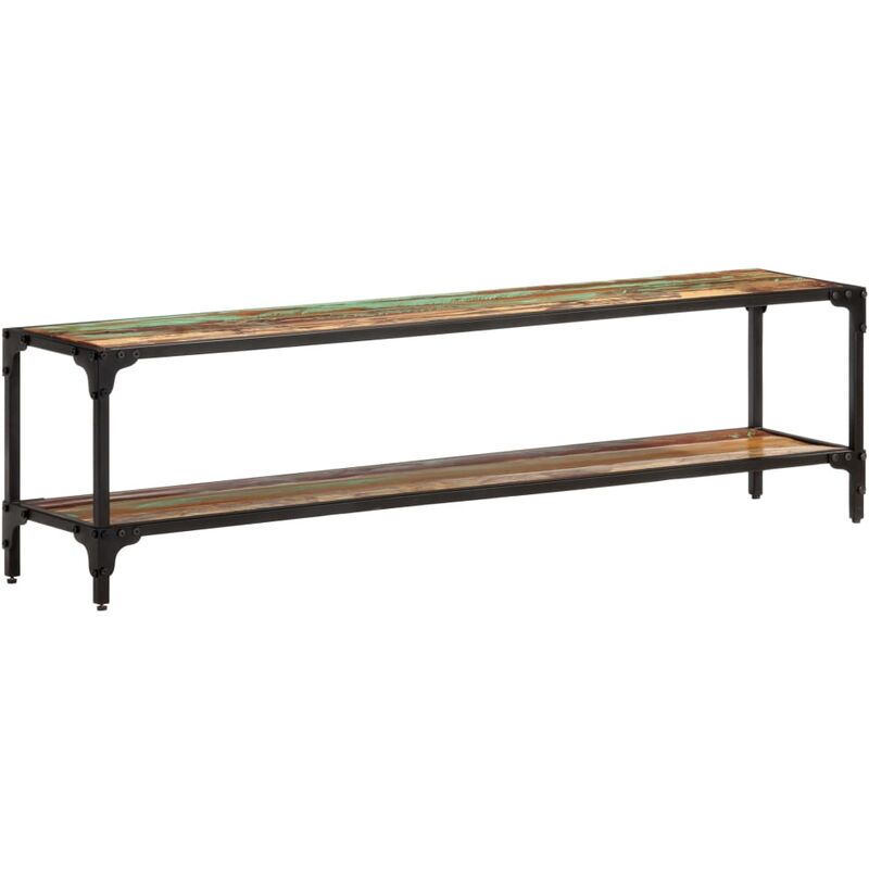 

Mueble de TV 150x30x40 cm Madera Maciza Reciclada - Multicolor - Vidaxl