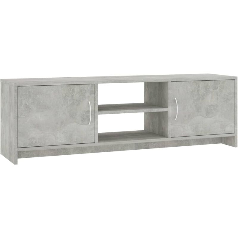 

Mueble de TV de Aglomerado 120x30x37,5 cm Gris Hormigón - Gris - Vidaxl