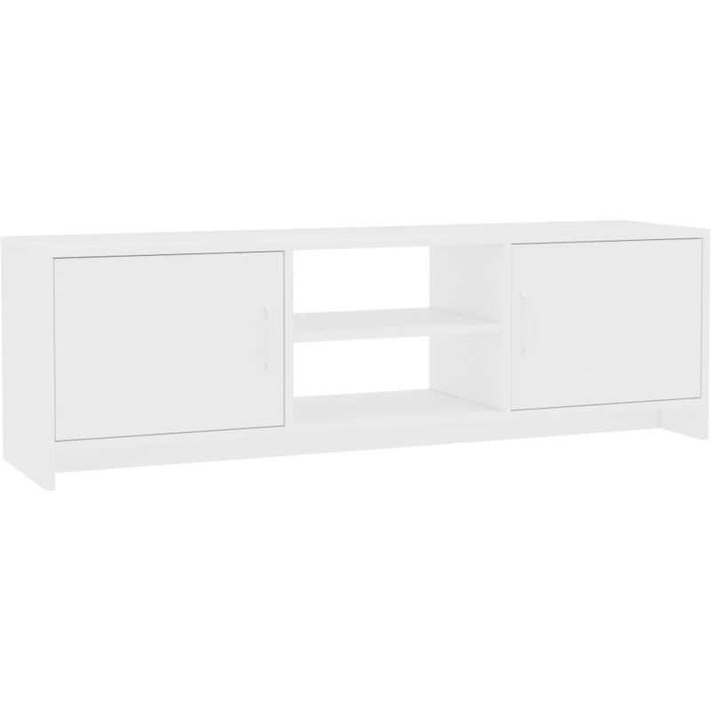 

Mueble de TV de Aglomerado 120x30x37,5 cm Blanco - Blanco - Vidaxl