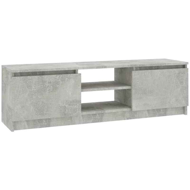 

Mueble para TV de Aglomerado 120x30x35,5 cm Gris Hormigón - Gris - Vidaxl