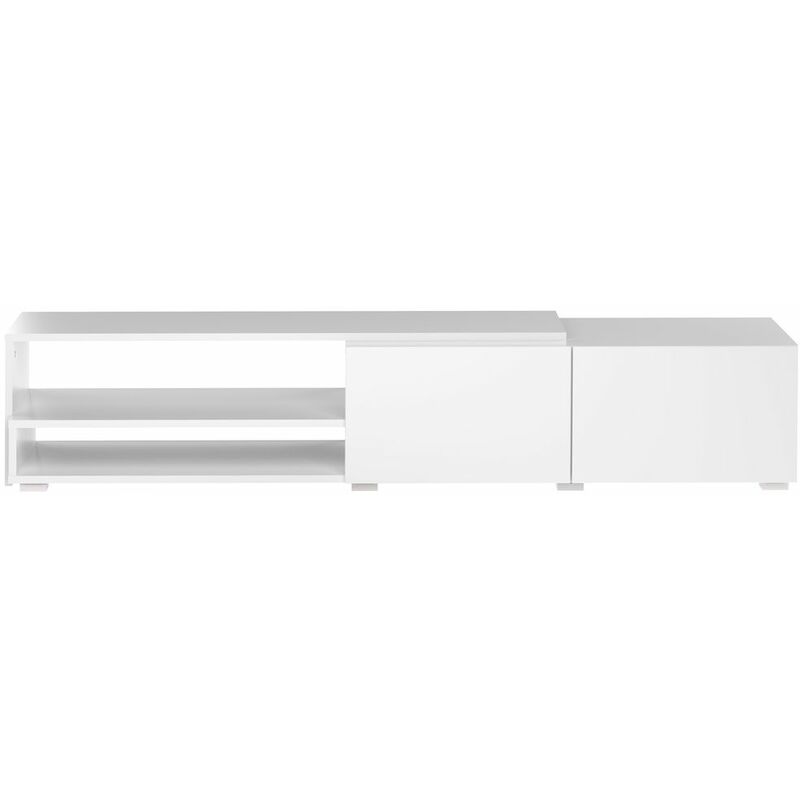 

Mueble de TV BRIKS blanco, 168 x 42 x 32 - blanco