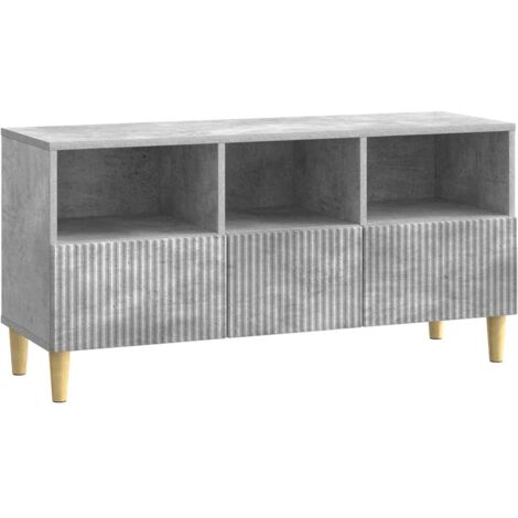 Mueble de TV con cajón Gris Hormigón 102 x 34,5 x 50 cm
