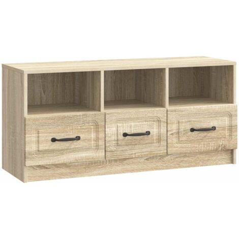 Mueble de TV con cajón Roble  102 x 34,5 x 47 cm
