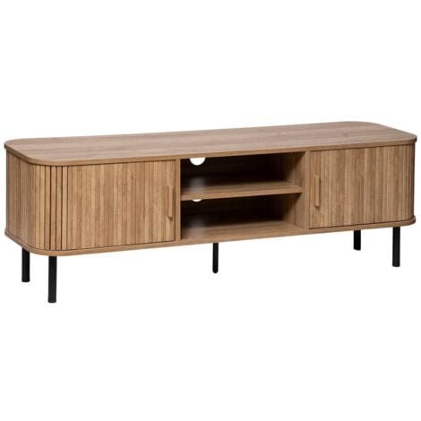 Mueble de TV de 2 puertas Colva - natural - Atmosphera créateur d'intérieur