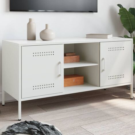 Mueble de TV de acero 100,5x39x50,5 cm