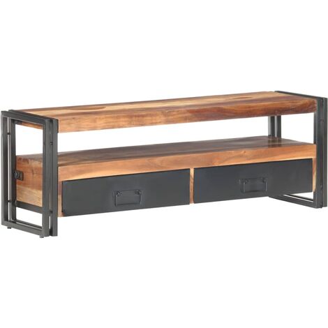 Mueble de TV de madera maciza 120x30x40 cm vidaXL