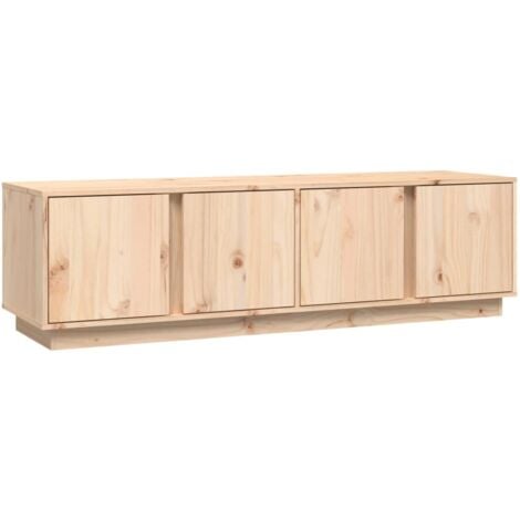 Mueble de TV de madera maciza de pino 140x40x40 cm vidaXL
