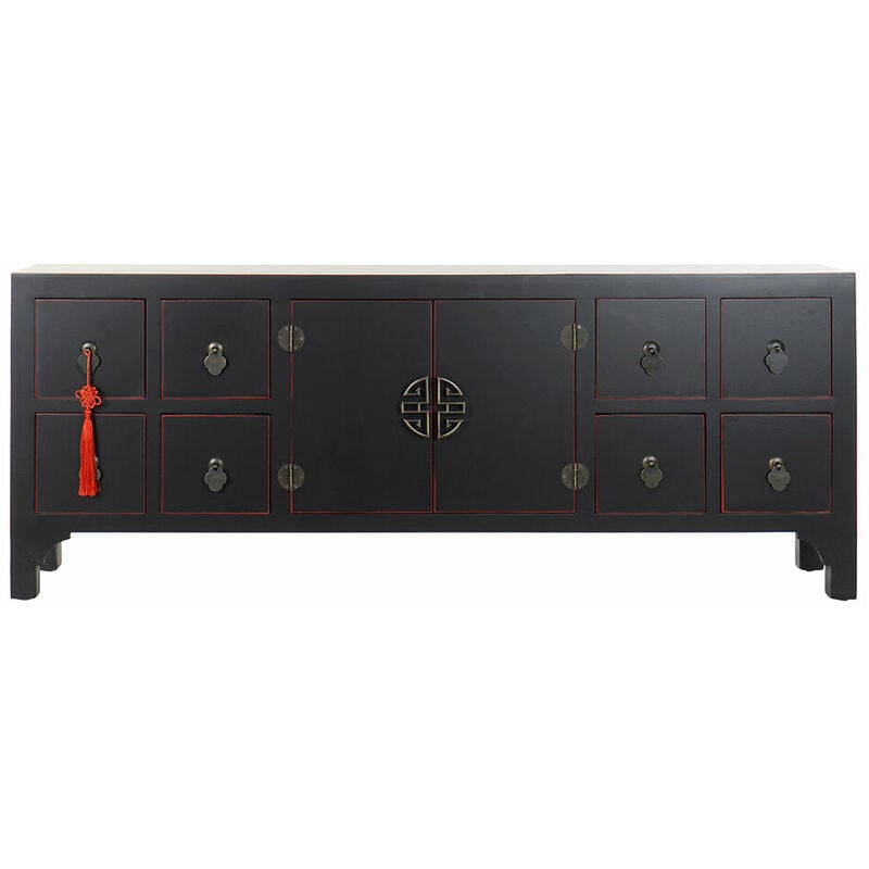 

Mueble de TV DKD Home Decor Azul Rojo Abeto Madera MDF (130 x 24 x 51 cm)